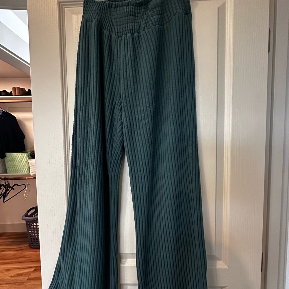 Altar'd State Teal Wide-Leg SweatPants